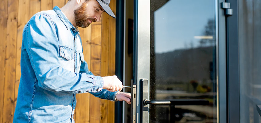Frameless Glass Storefront Door Locks Replacement in Escondido, CA